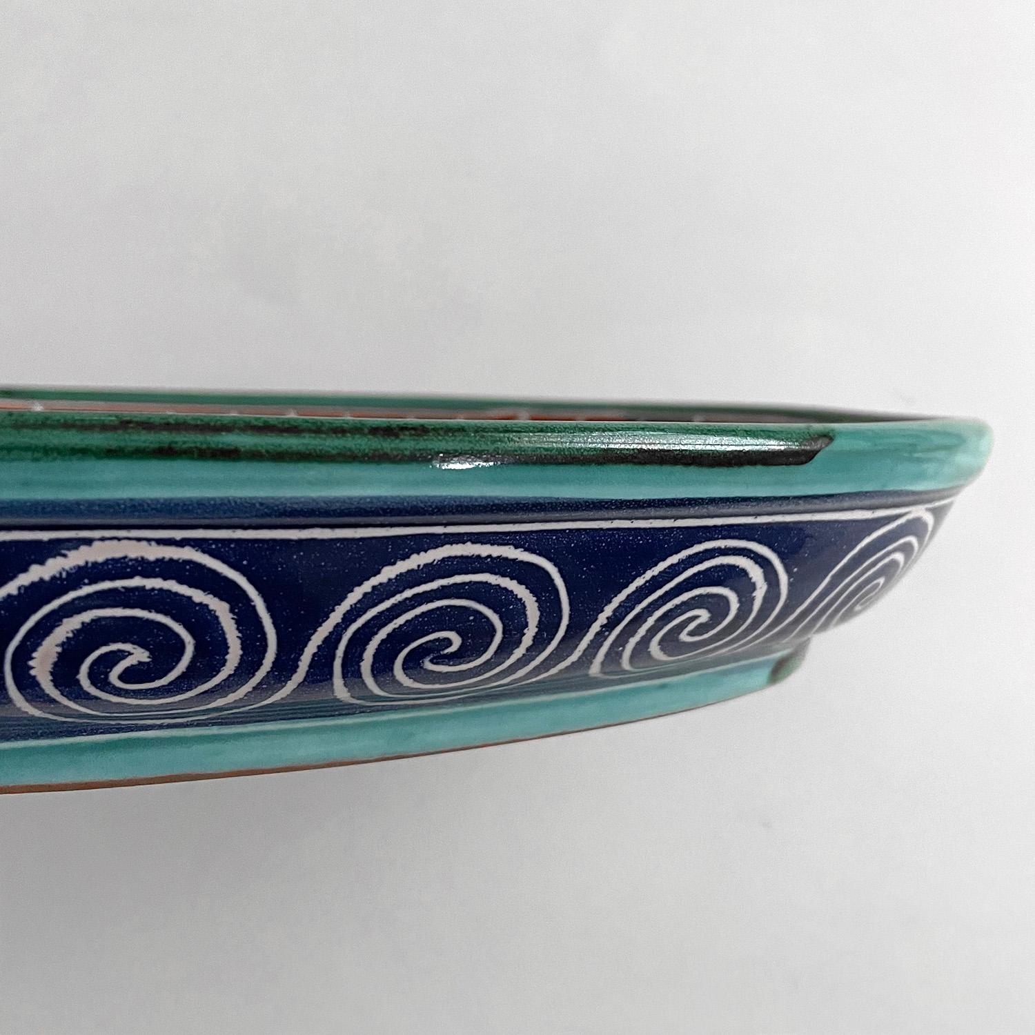 French Ceramic Oval Tray by Robert Picault For Sale 2