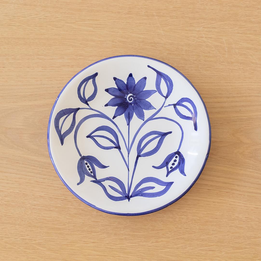 French Ceramic Painted Flower Plates by Robert Picault, Set of 12 10