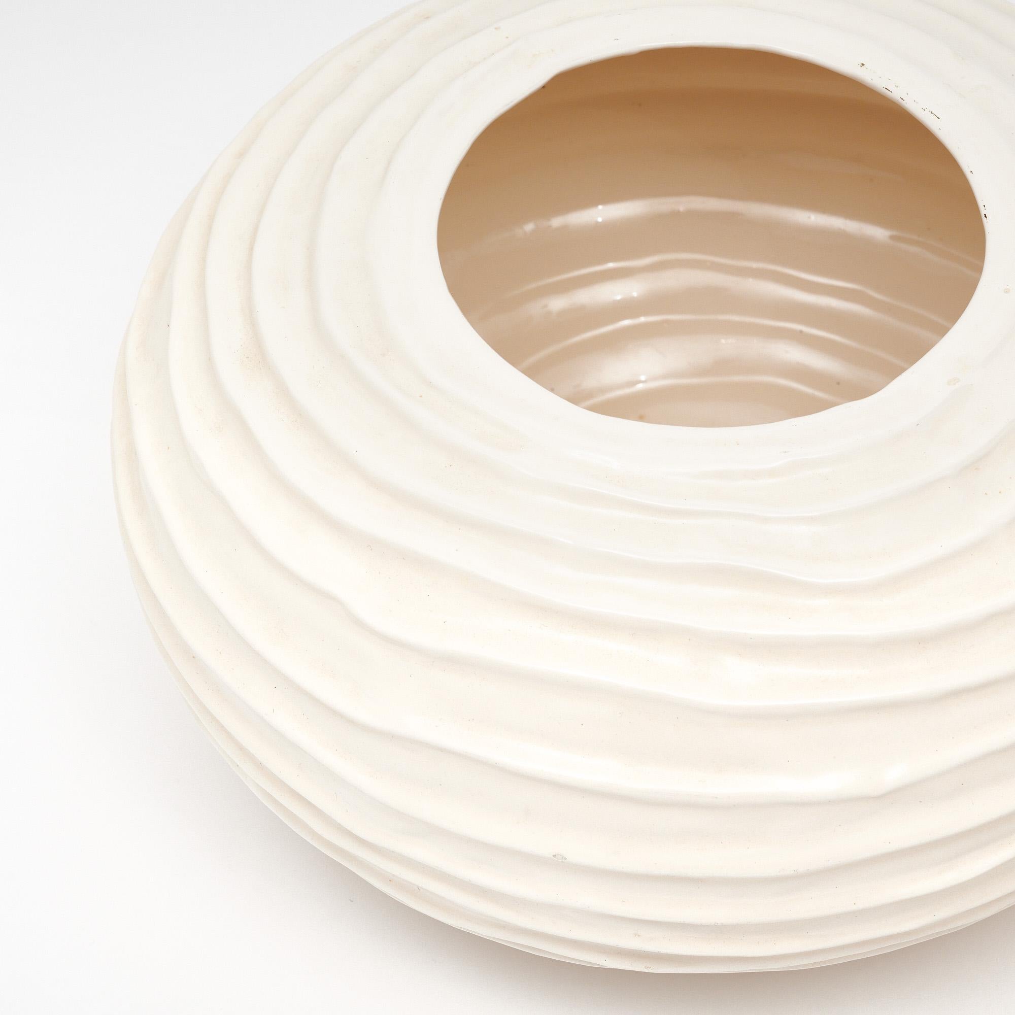Mid-Century moderno Coppia di ciotole in ceramica francese in vendita