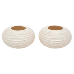 Vintage French Ceramic Pair of Bowls