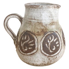 French Ceramic Pitcher by Albert Thiry