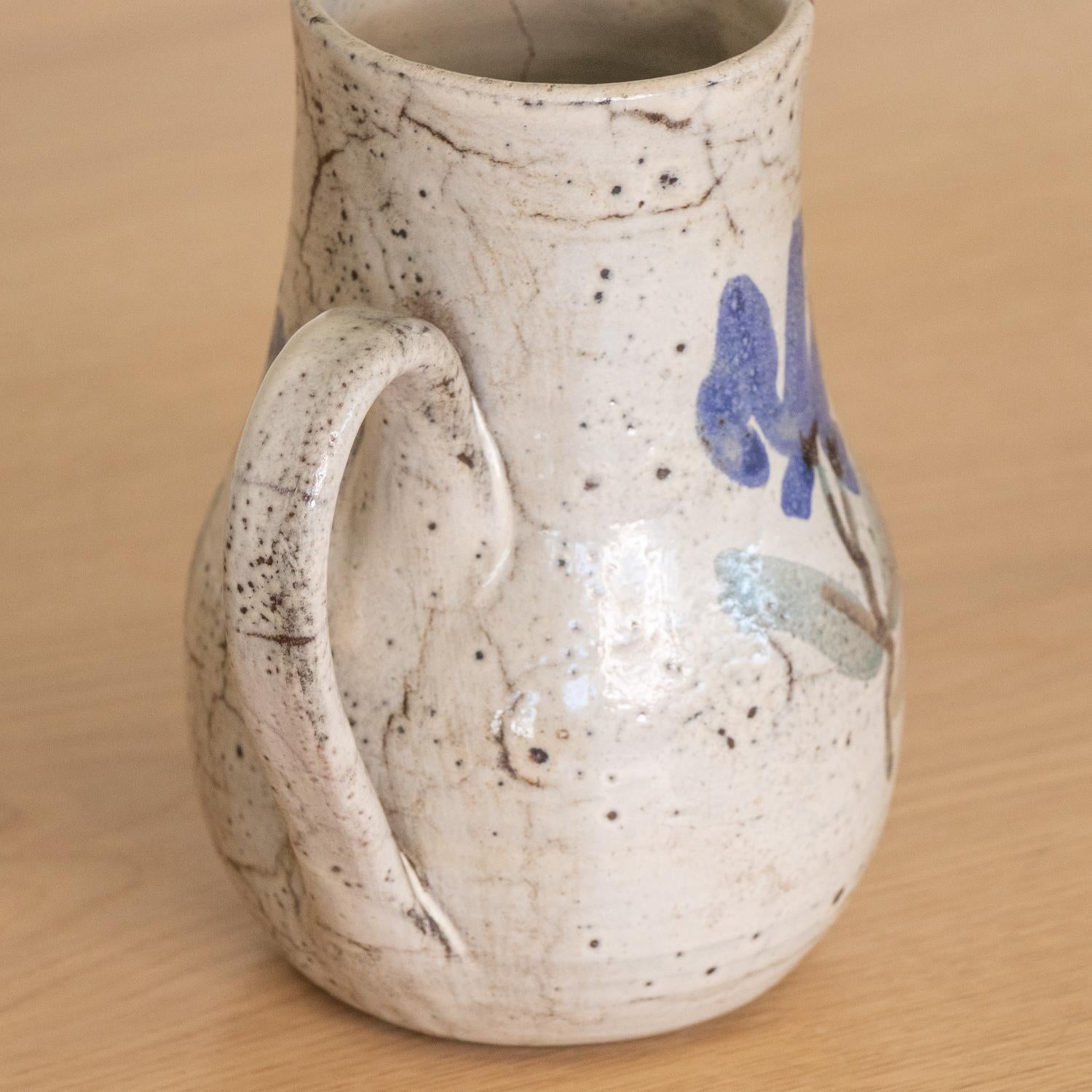 French Ceramic Pitcher by Gustave Reynaud 7