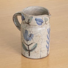 French Ceramic Pitcher by Gustave Reynaud