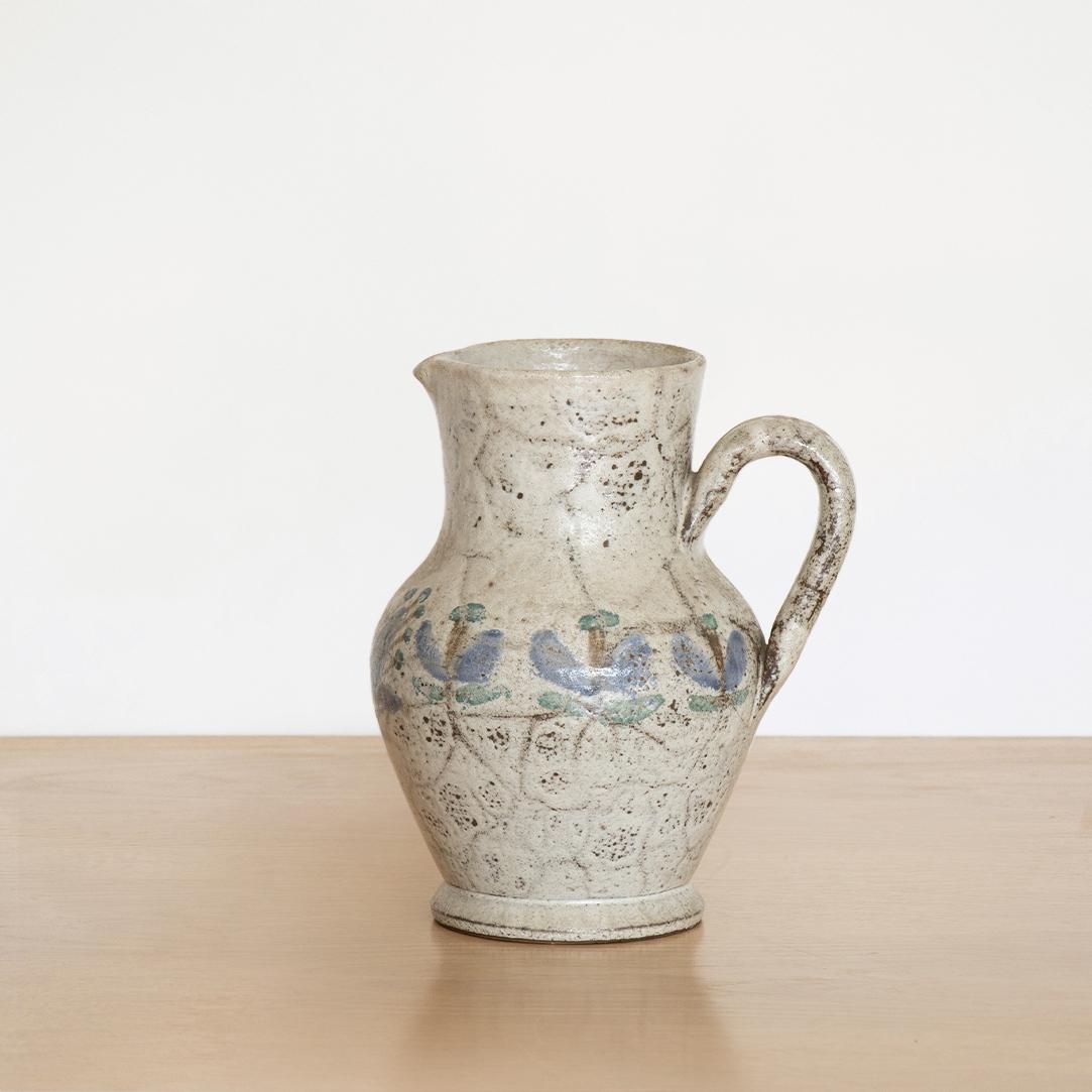 Mid-20th Century French Ceramic Pitcher by Gustave Reynaud