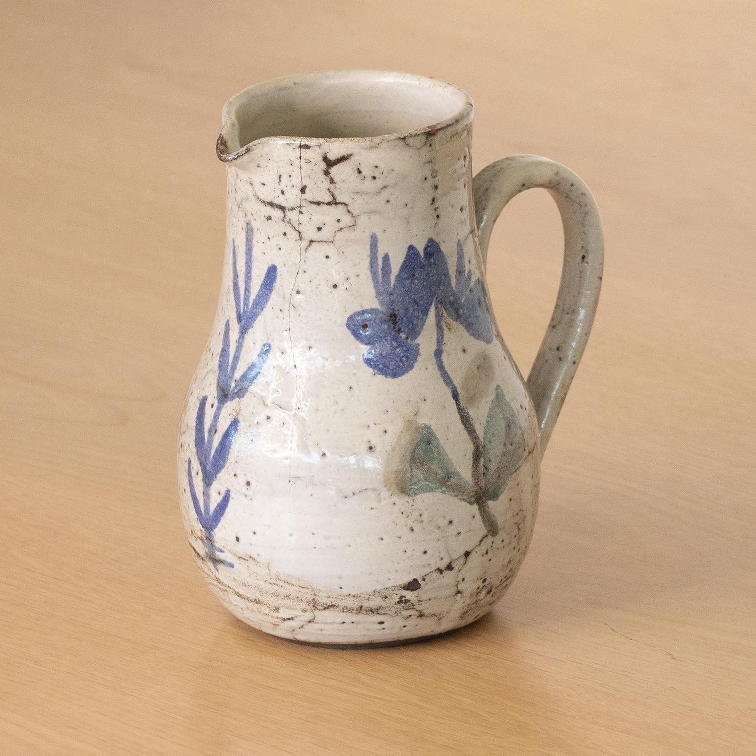 Mid-20th Century French Ceramic Pitcher by Gustave Reynaud
