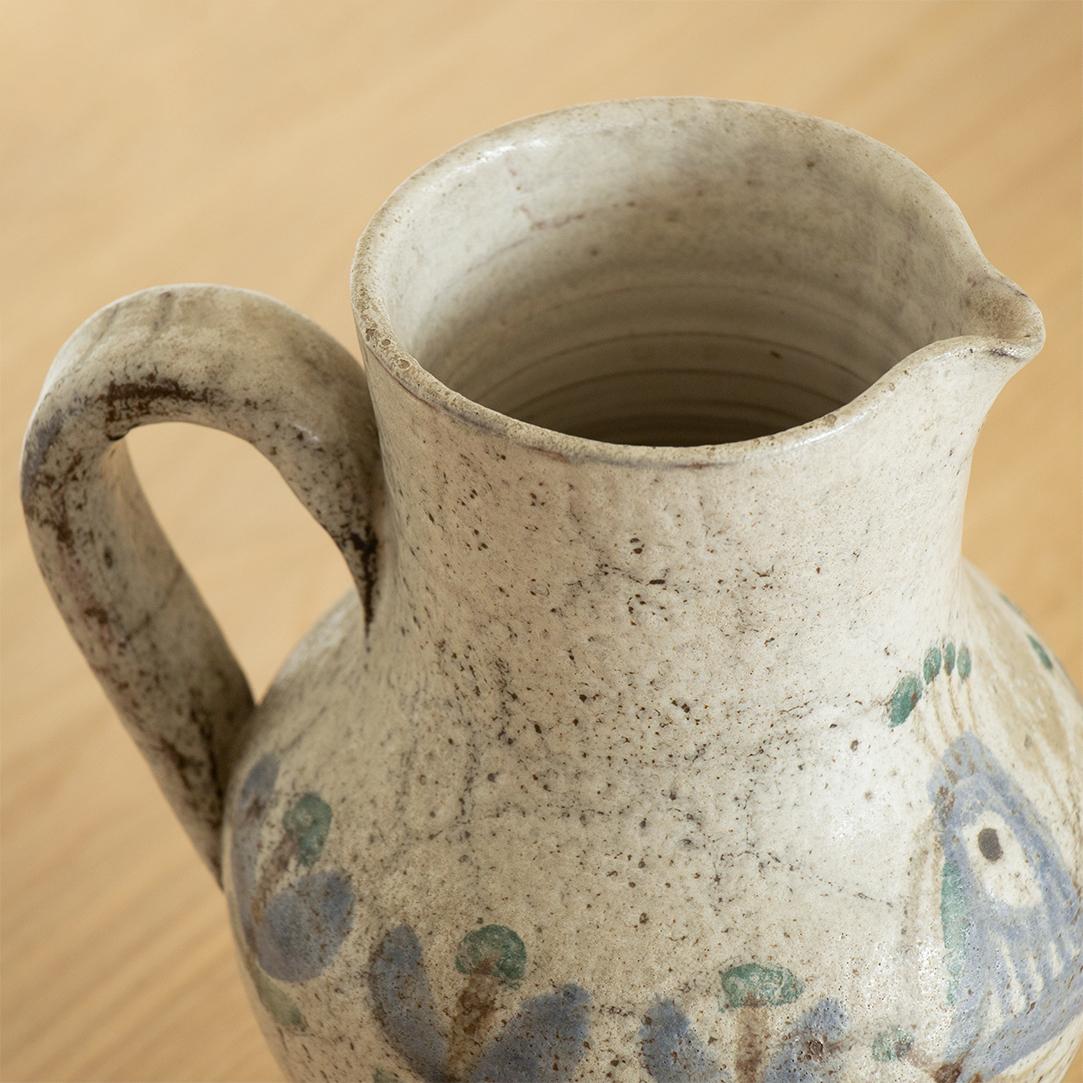 French Ceramic Pitcher by Gustave Reynaud 2