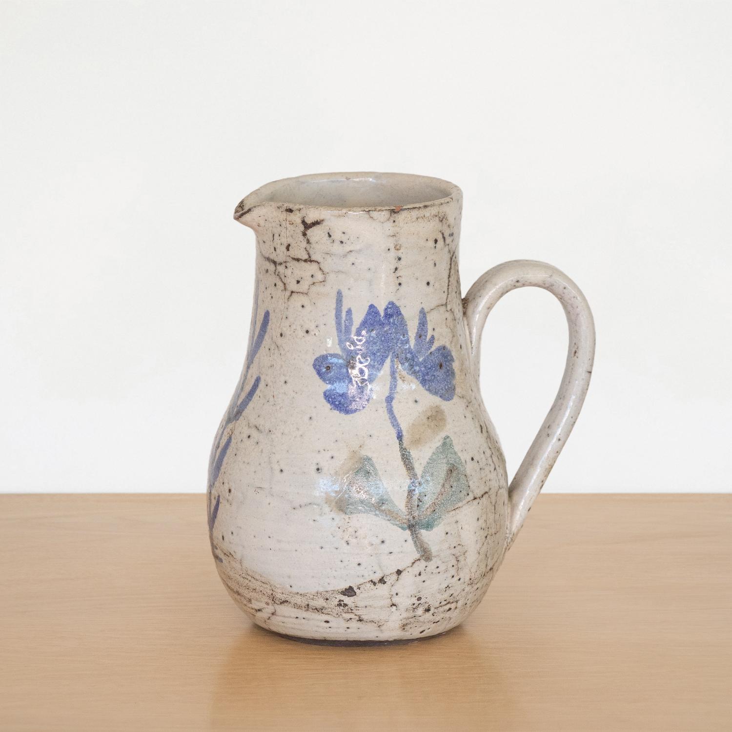 French Ceramic Pitcher by Gustave Reynaud 5