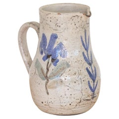 French Ceramic Pitcher by Gustave Reynaud