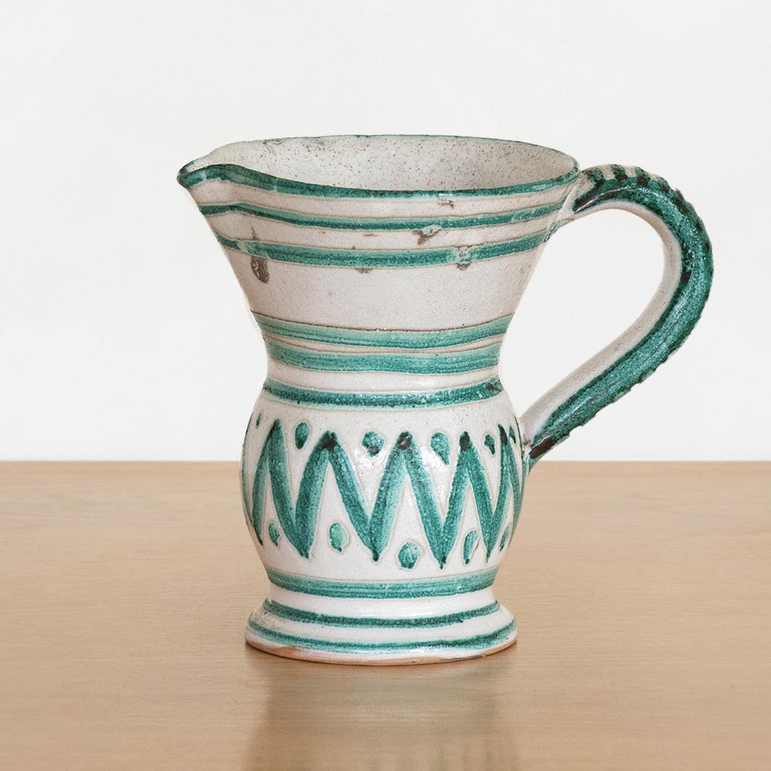 French Ceramic Pitcher by Robert Picault 1