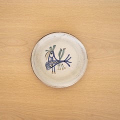 French Ceramic Plate by Gustave Reynaud
