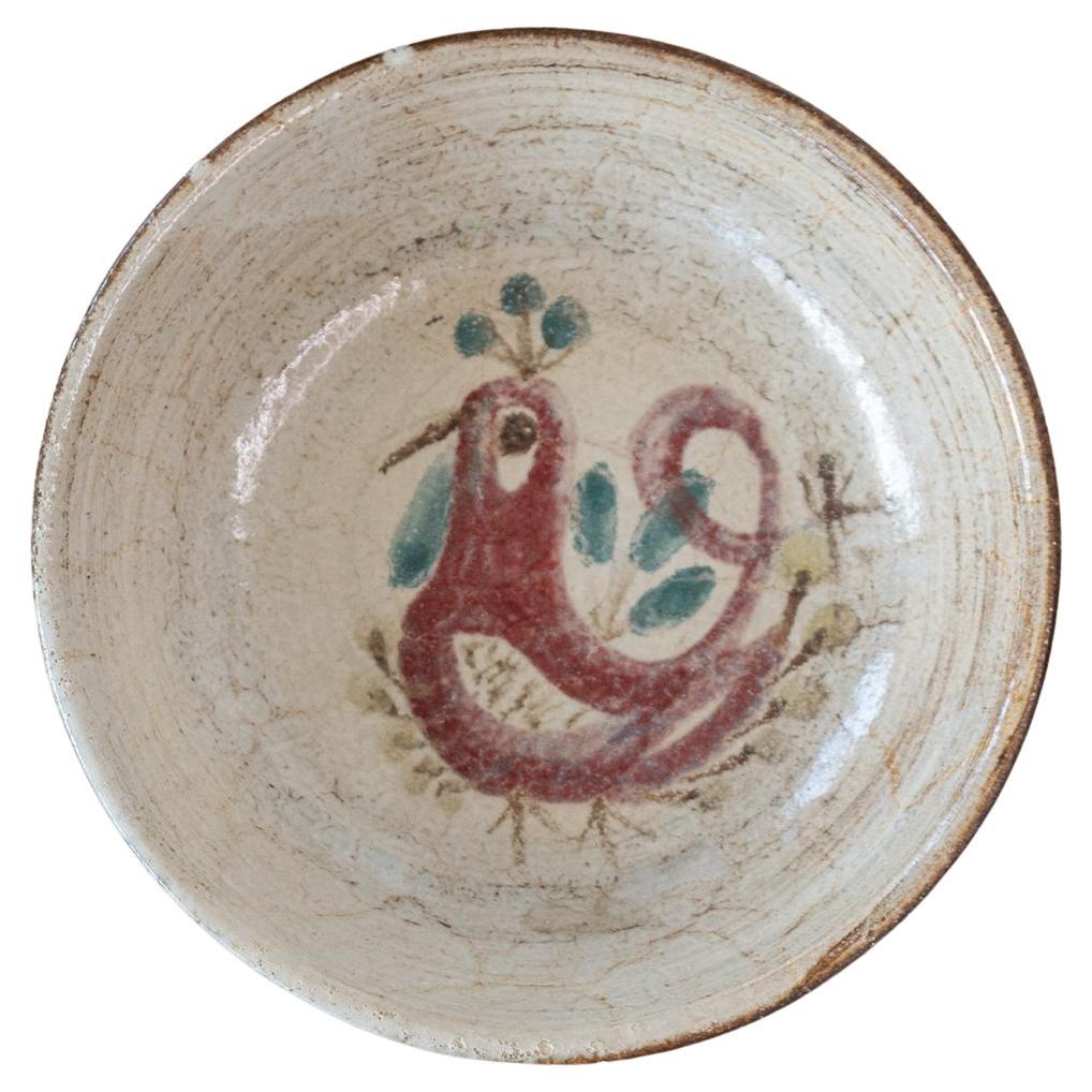 French Ceramic Plate by Gustave Reynaud