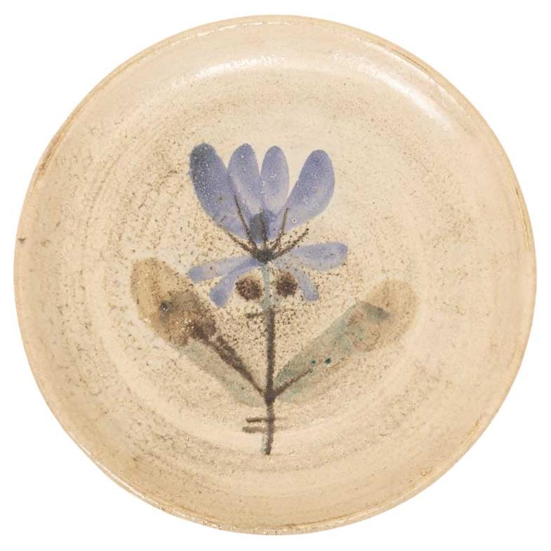 French Ceramic Plate by Gustave Reynaud