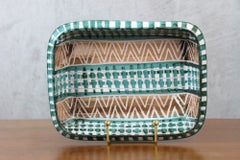 French Ceramic Plate by Robert Picault, Signed, Vallauris, France - 1950s