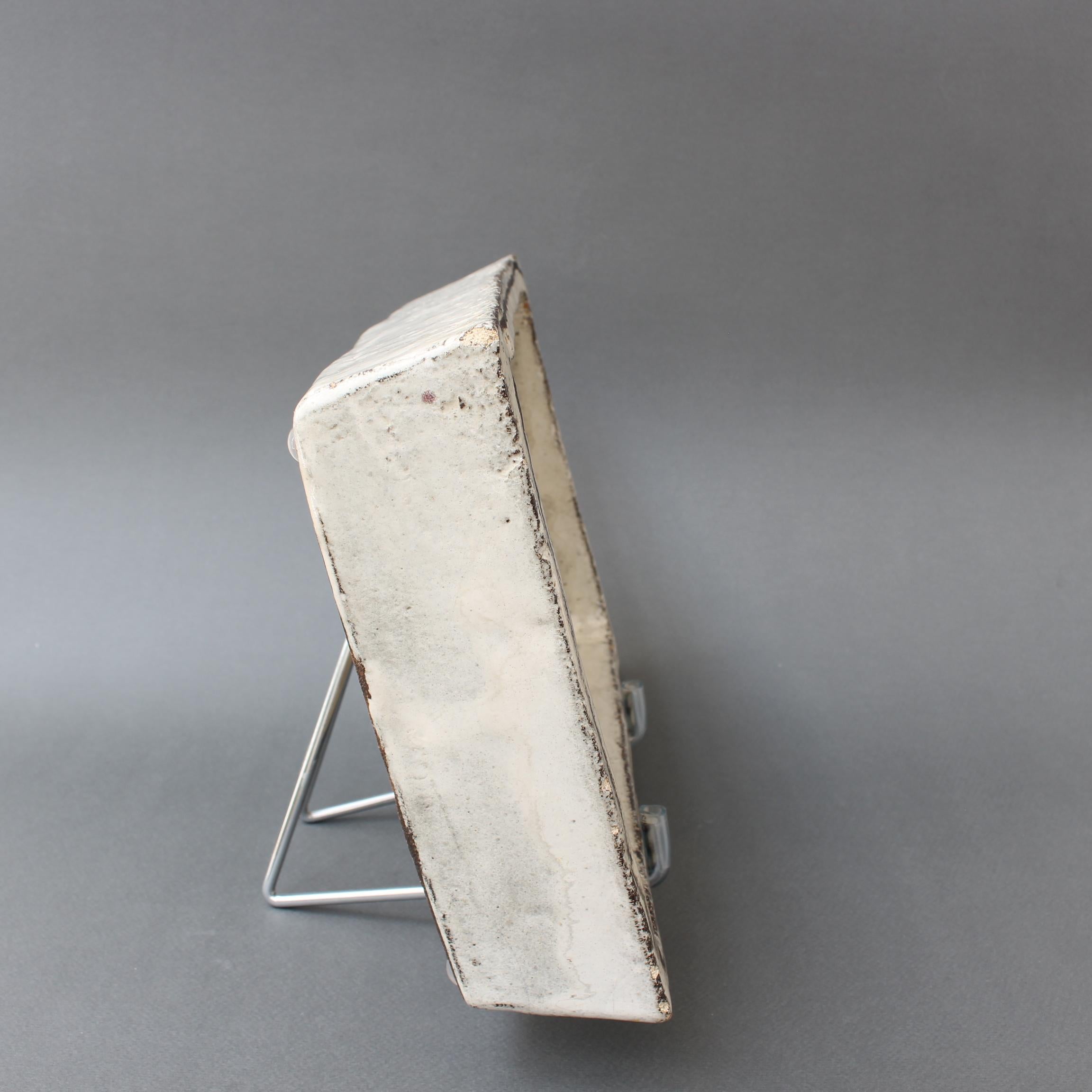 French Ceramic Rectangular Dish by Gustave Reynaud for Le Mûrier 'circa 1960s' In Fair Condition In London, GB