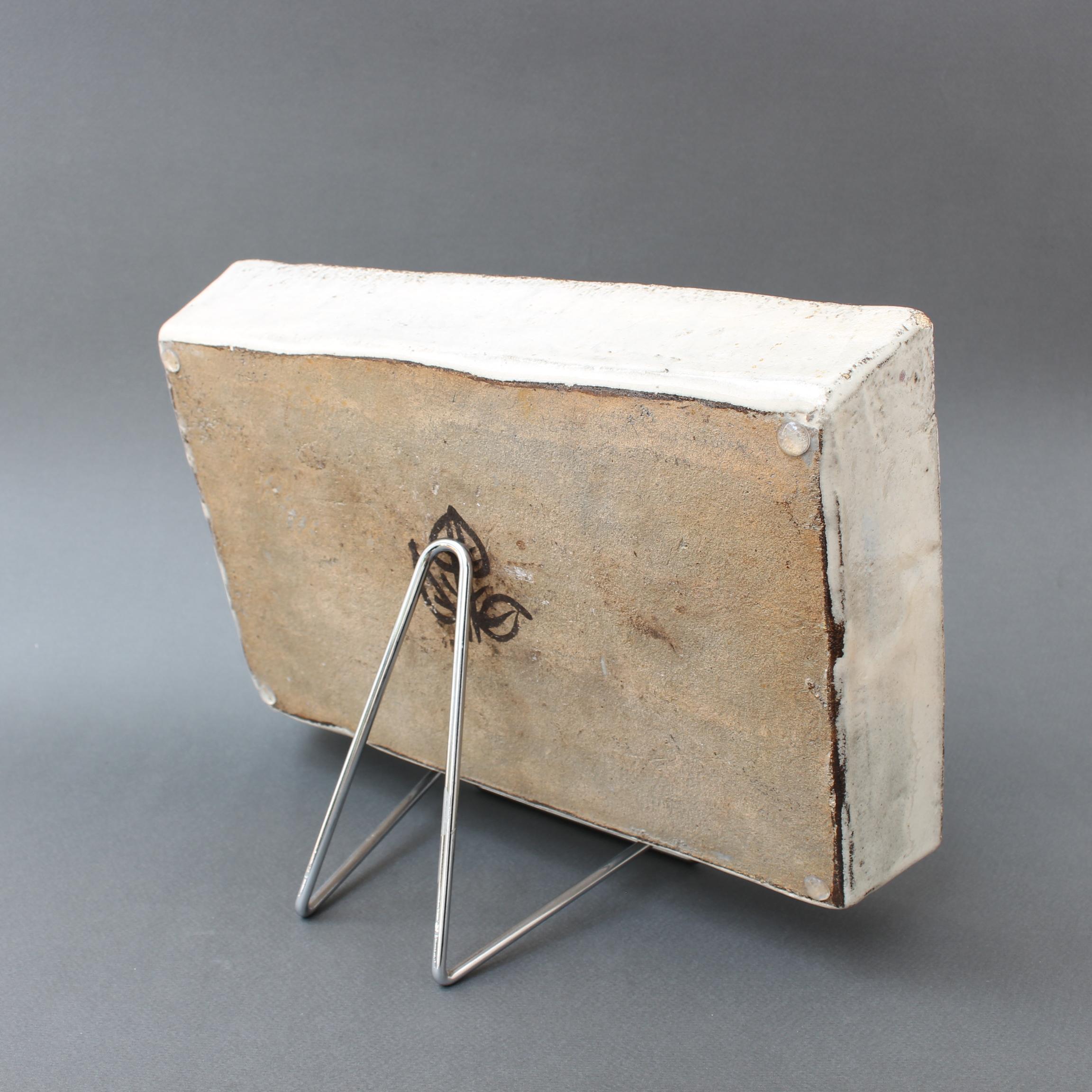 Mid-20th Century French Ceramic Rectangular Dish by Gustave Reynaud for Le Mûrier 'circa 1960s'