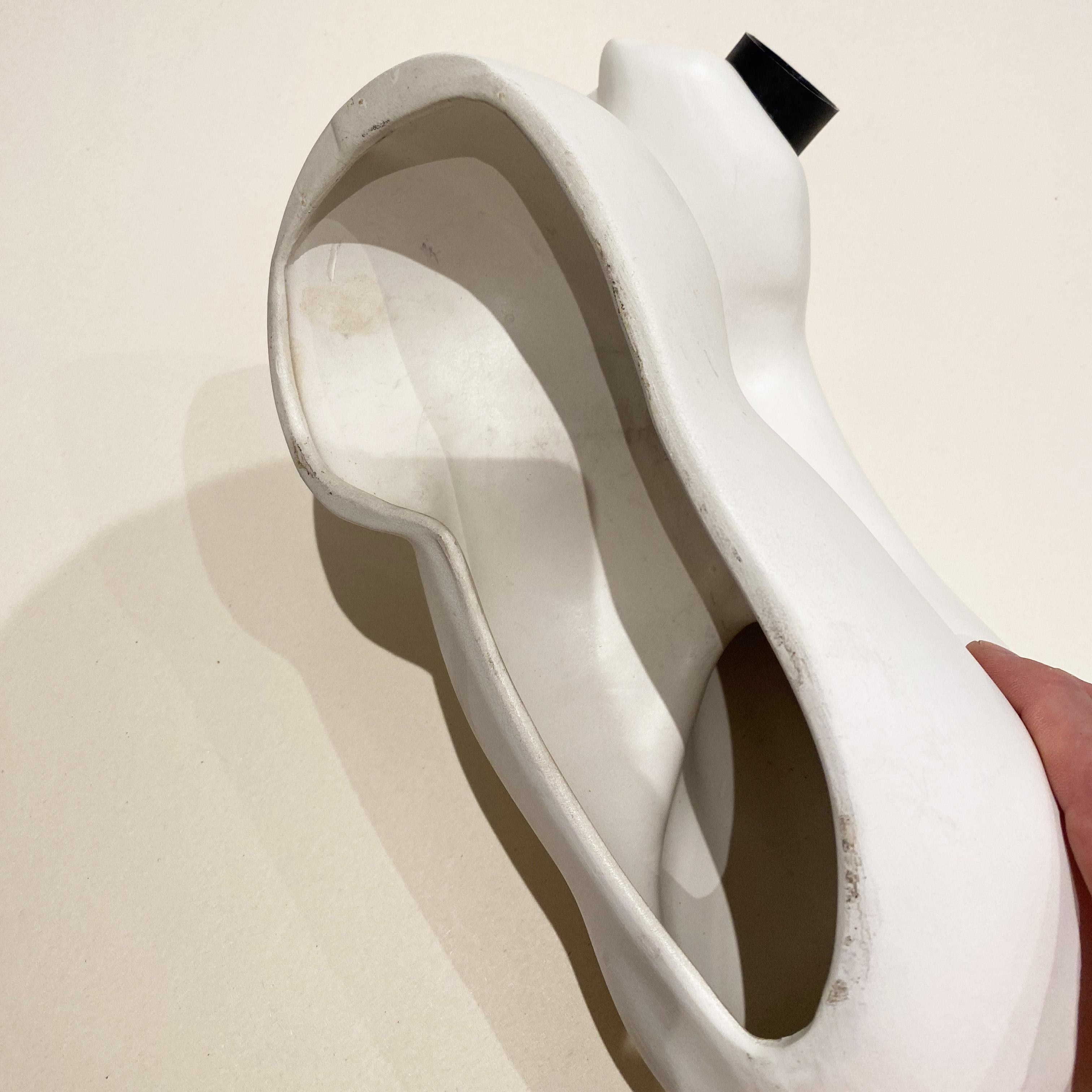 French Ceramic Sconce Depicting Muscular Arm with Dumbbell by J.C. Peiré, 1980s 1