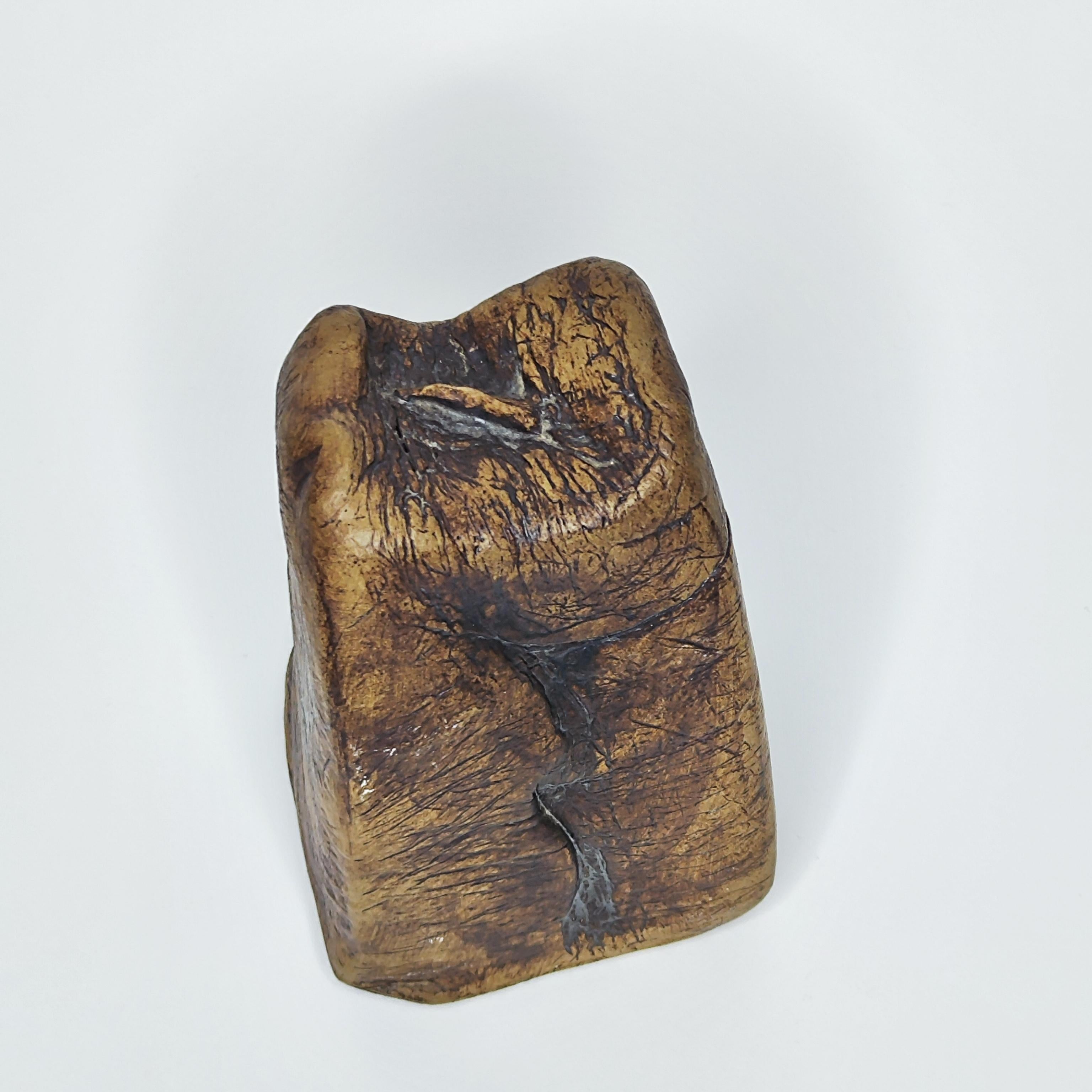 Mid-20th Century French ceramic sculpture reminding César Baldaccini work - 60s - France For Sale