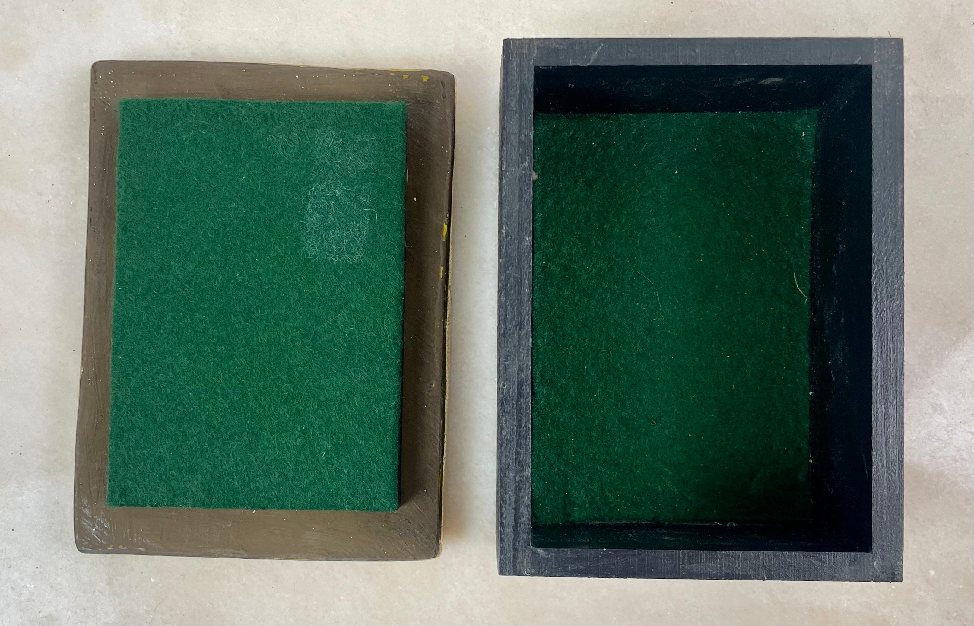 French Ceramic Secret box or jewelry box or tidy  - Mithé Espelt 60's Fance 2