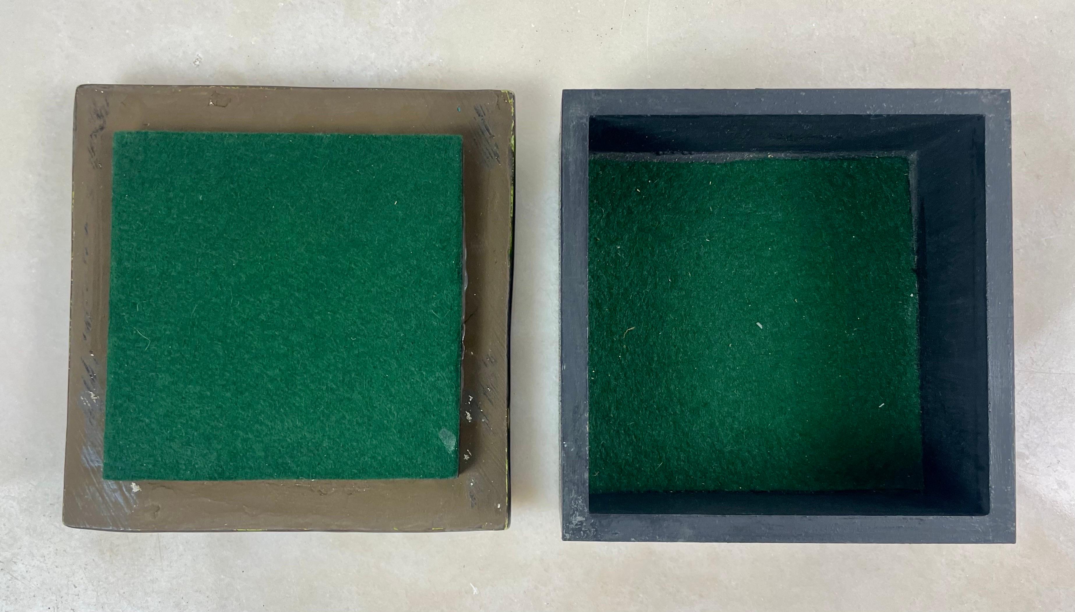 French Ceramic Secret box or jewelry box or tidy  - Mithé Espelt 60's Fance  9