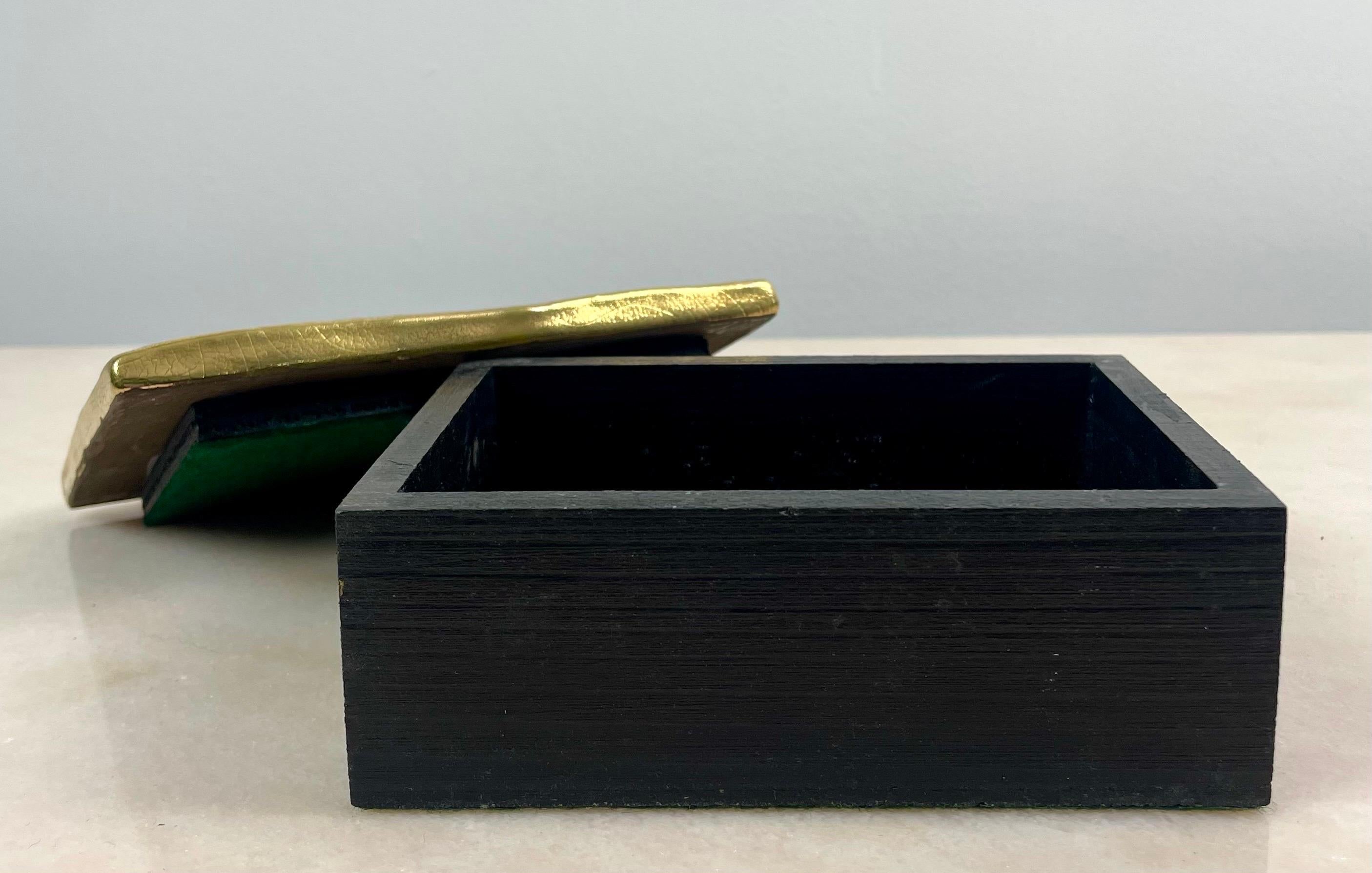 French Ceramic Secret box or jewelry box or tidy  - Mithé Espelt 60's Fance  1