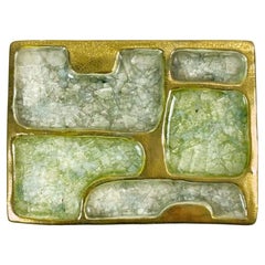 French Ceramic Secret box or jewelry box or tidy  - Mithé Espelt 60's Fance