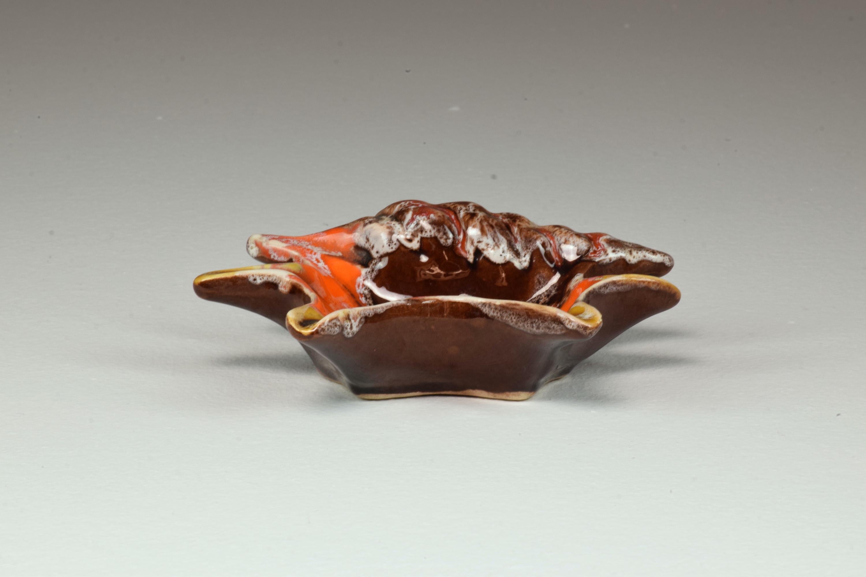 French Ceramic Shellfish Ashtray, 1960's For Sale 5