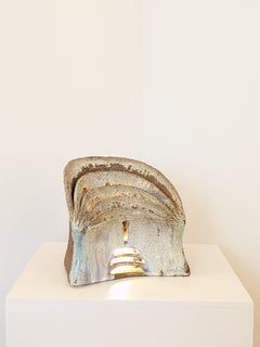 French ceramic table lamp, 1960's