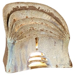 French ceramic table lamp, 1960's