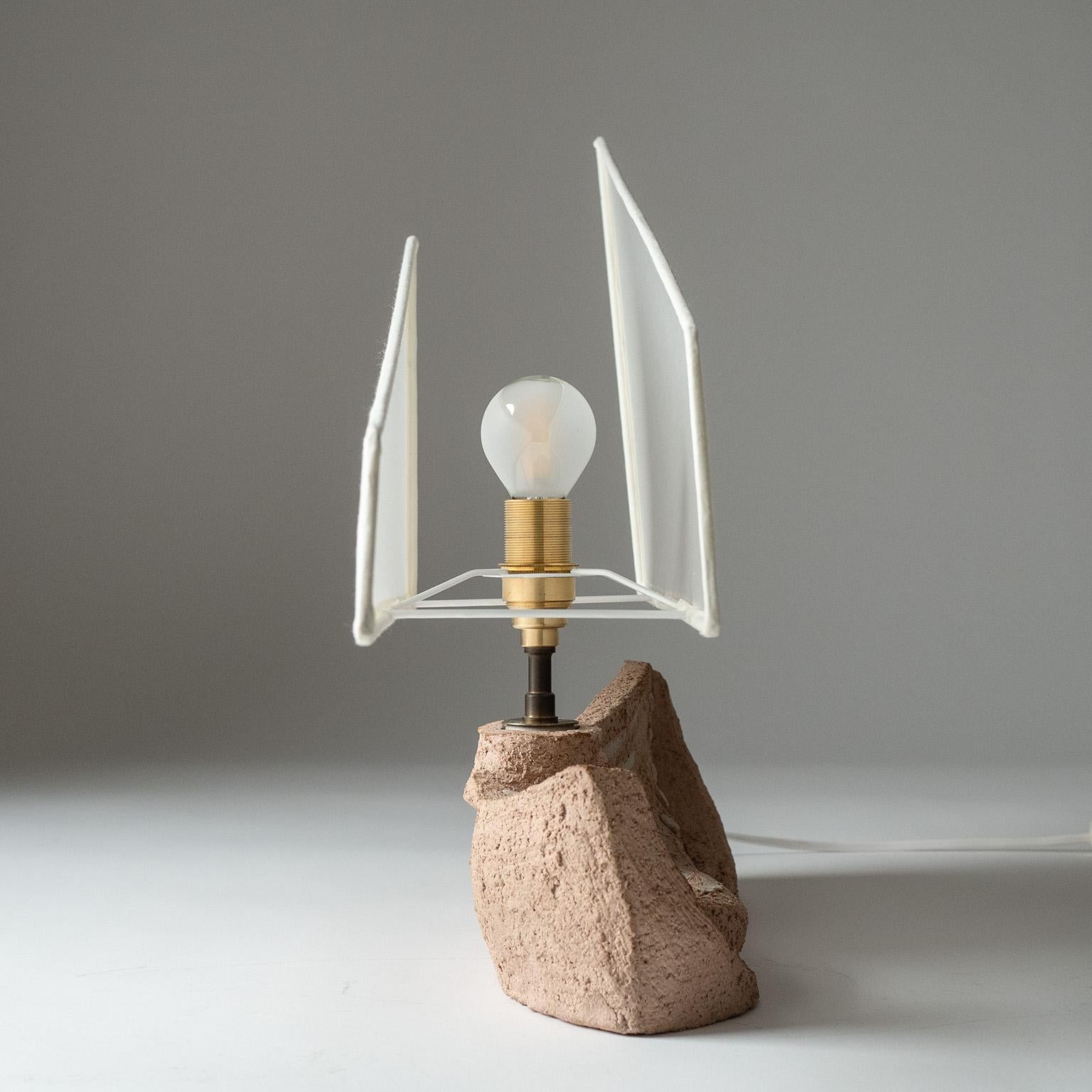 Late 20th Century French Ceramic Table Lamp, 1970s For Sale
