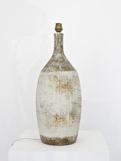 French Ceramic Table Lamp by 2 Potiers Deux Potiers Michelle and Jacques Serre
