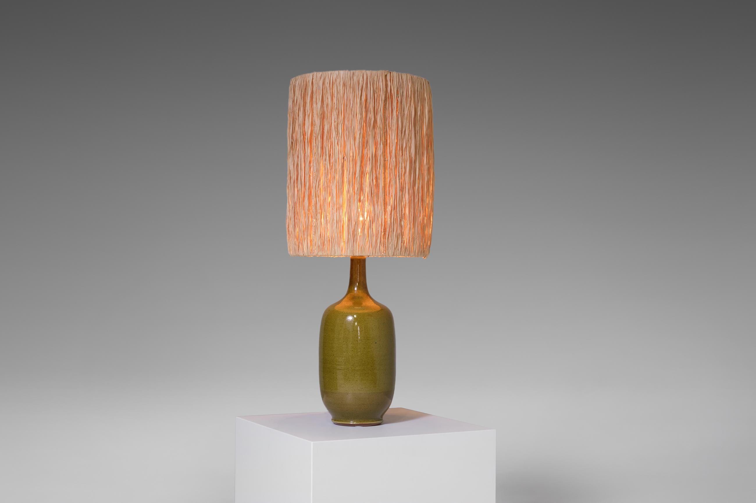 French Ceramic table lamp by Christian Ziegler 2