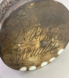 Lampada da tavolo in ceramica francese di Jacques Pouchain  / Atelier A Dieulefit