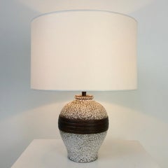 French Ceramic Table Lamp, circa 1940