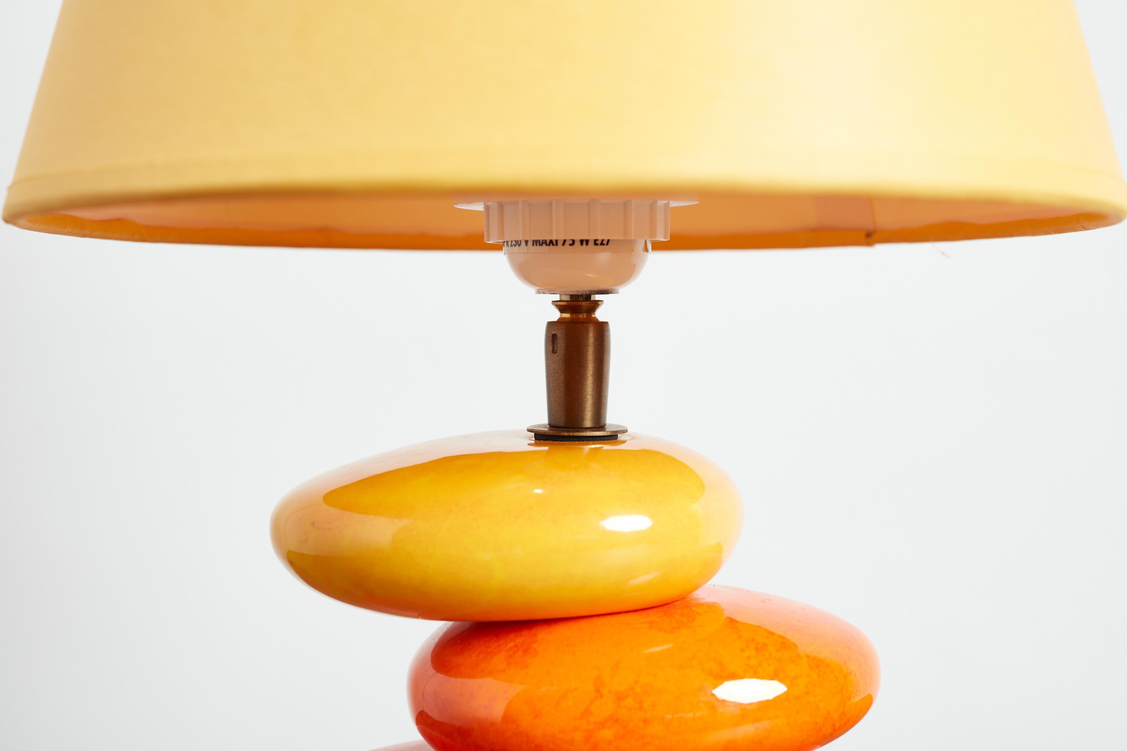 Lampe de table en céramique française en vente 6