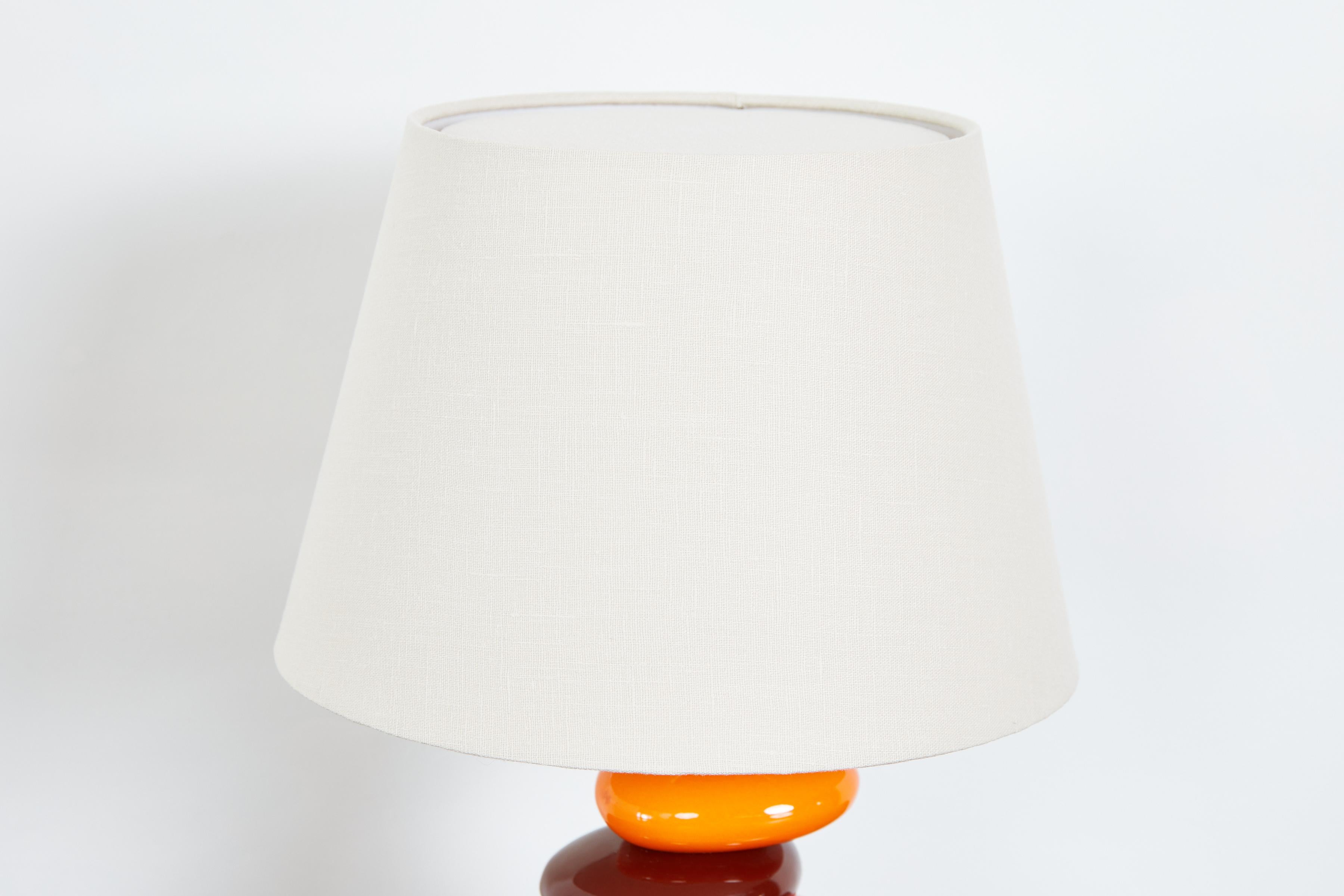 French Ceramic Table Lamp For Sale 12