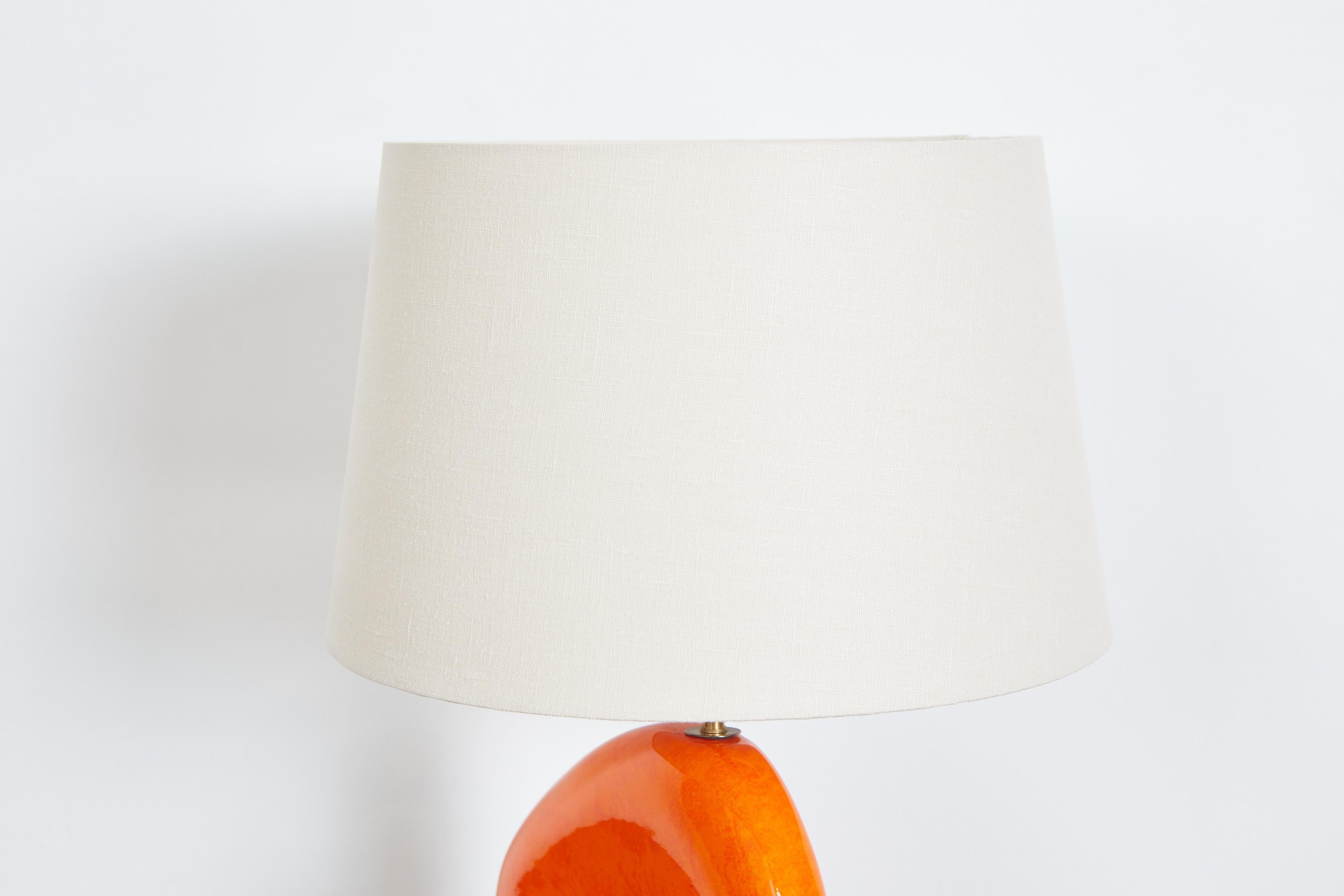 French Ceramic Table Lamp For Sale 15