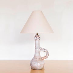 Französische Keramiktischlampe