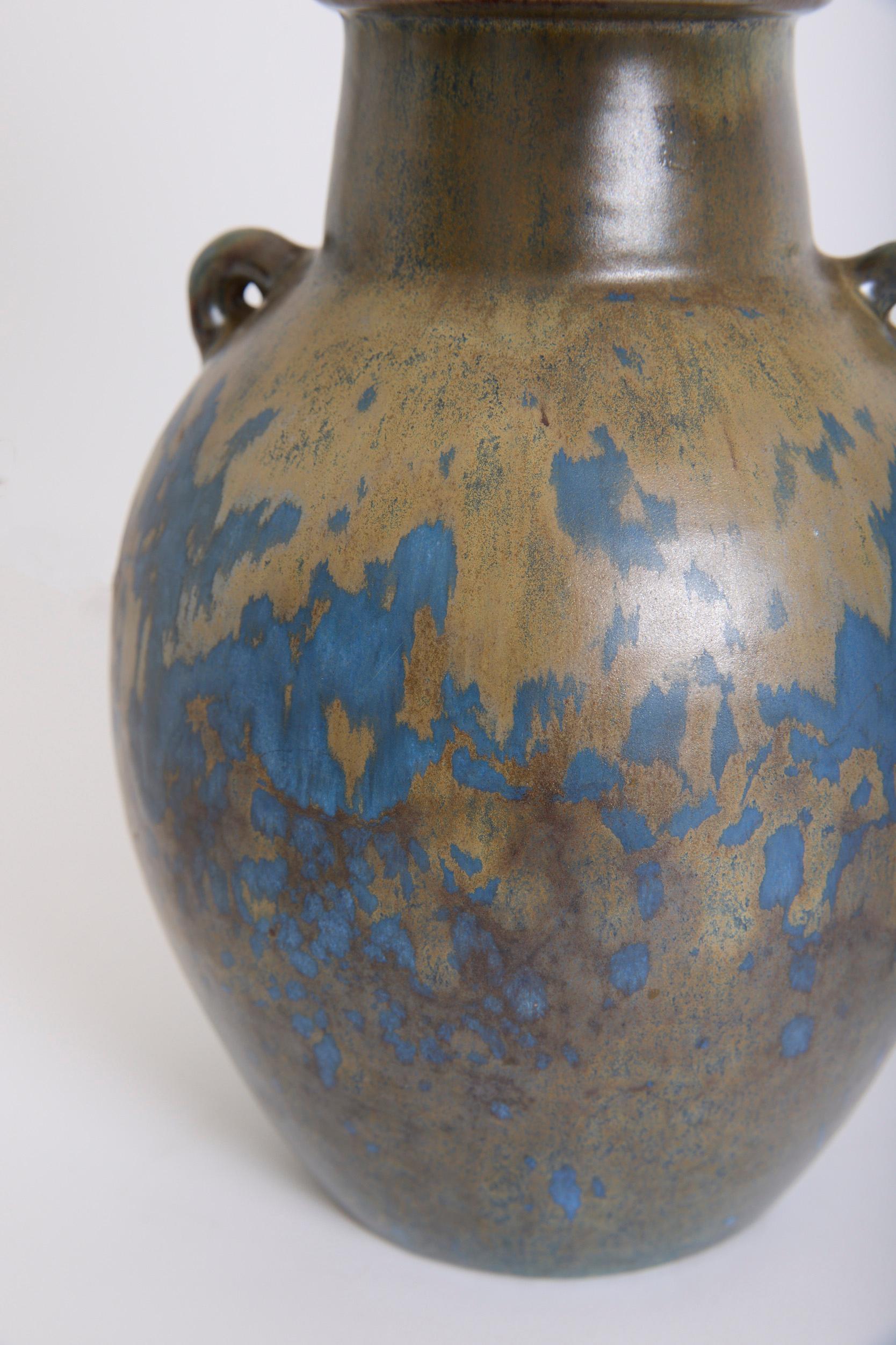 20ième siècle Lampe de table en céramique française en vente