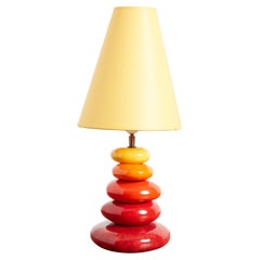 Lampe de table en céramique française
