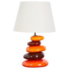 Lampe de table en céramique française