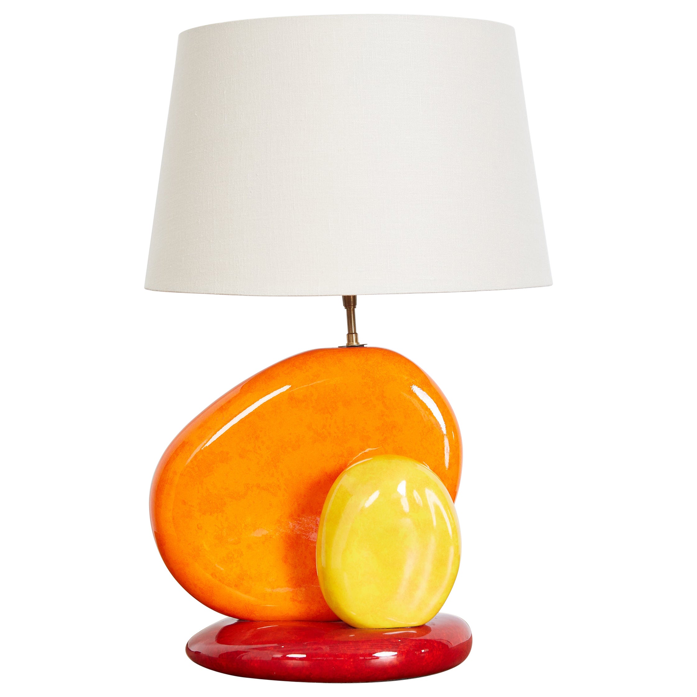 French Ceramic Table Lamp