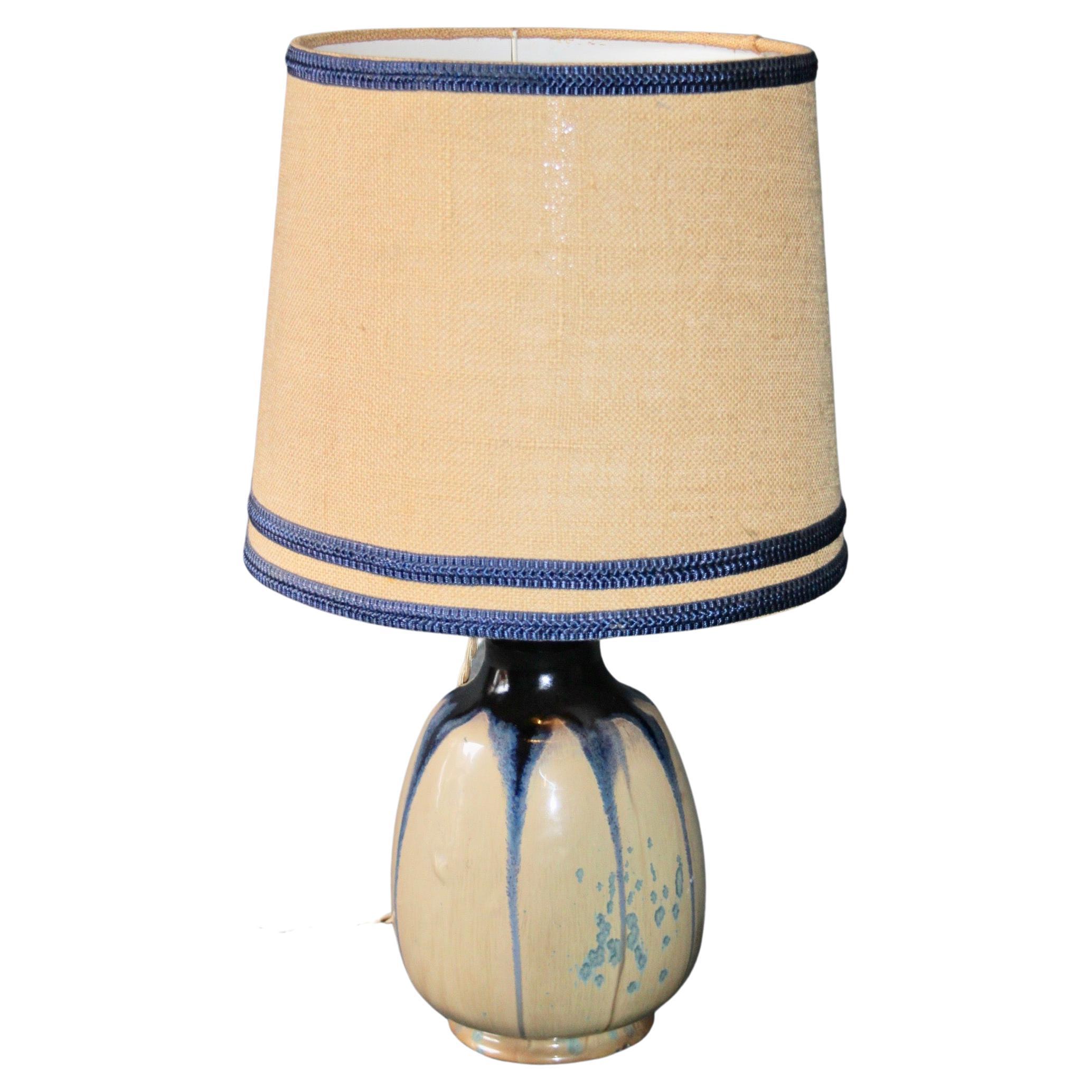 Magnificent French Ceramic Table Lamp at 1stDibs
