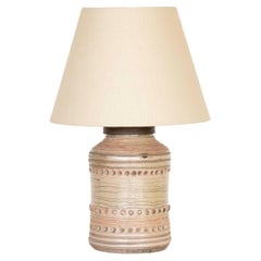French Ceramic Table Lamp in the Style of Georges Pelletier 