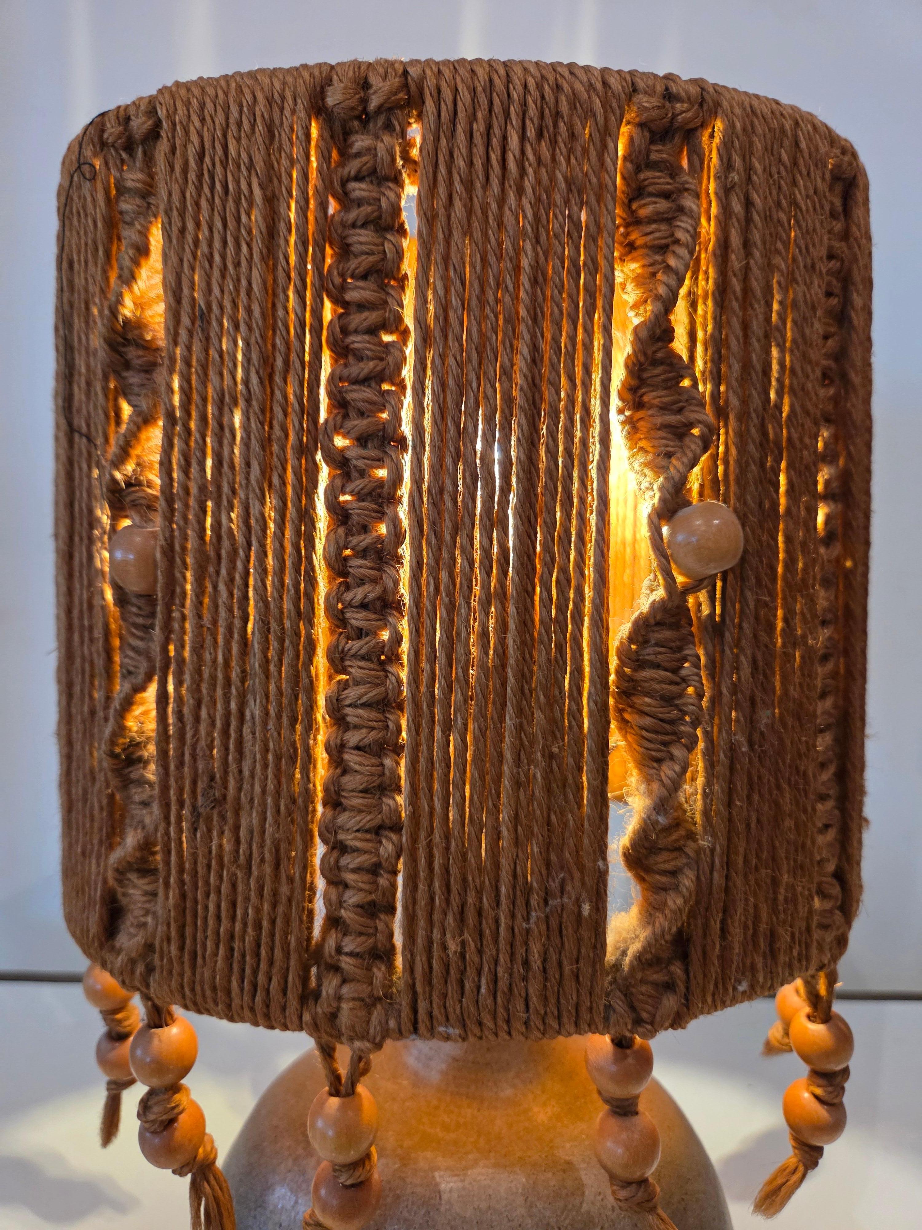 Ceramica Lampada da tavolo francese in ceramica1 anni '70 Francia in vendita