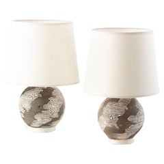 French Ceramic Table Lamps