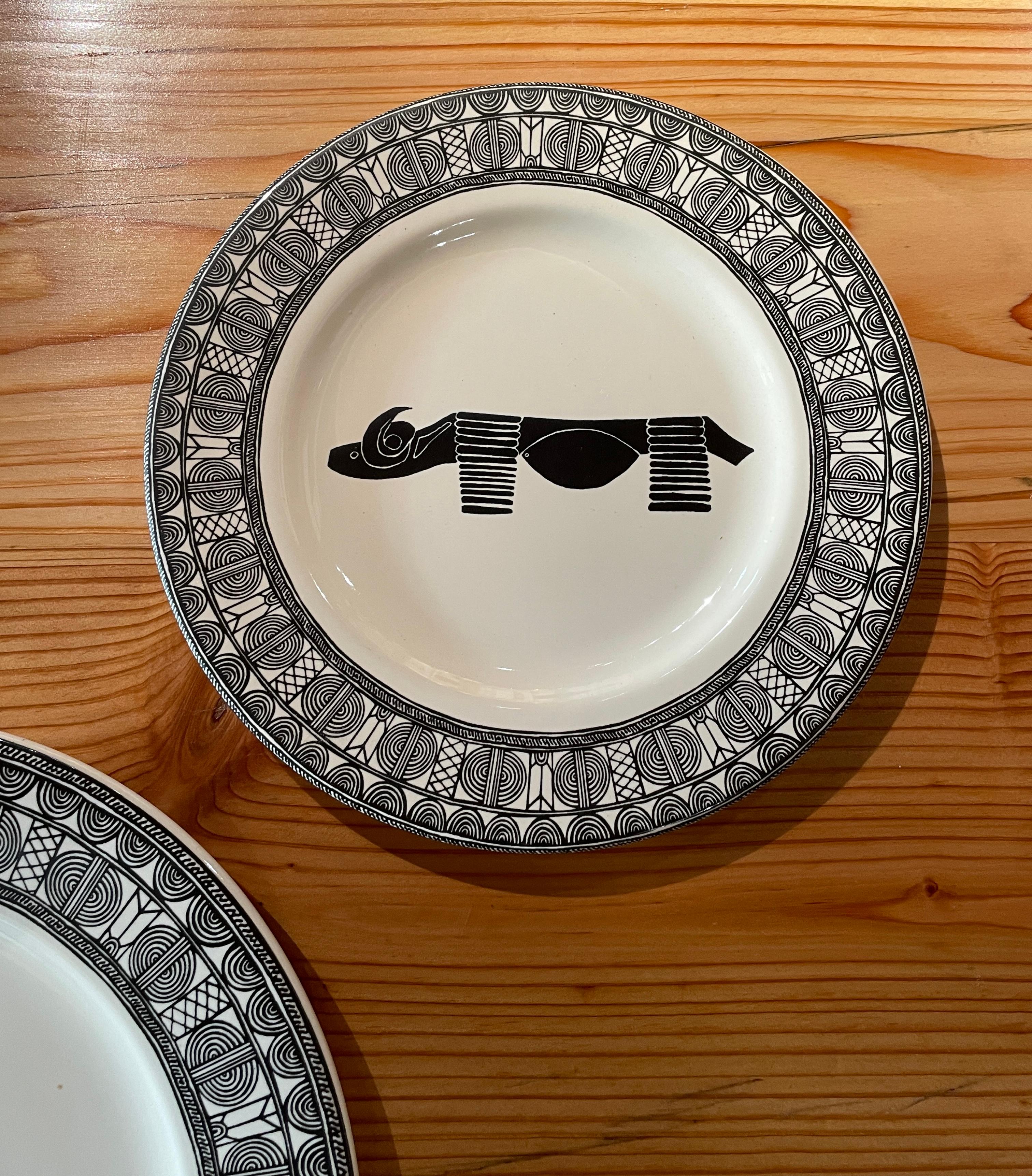 Französisches Keramikgeschirr, Roland ZOBEL, 1970 im Angebot 7