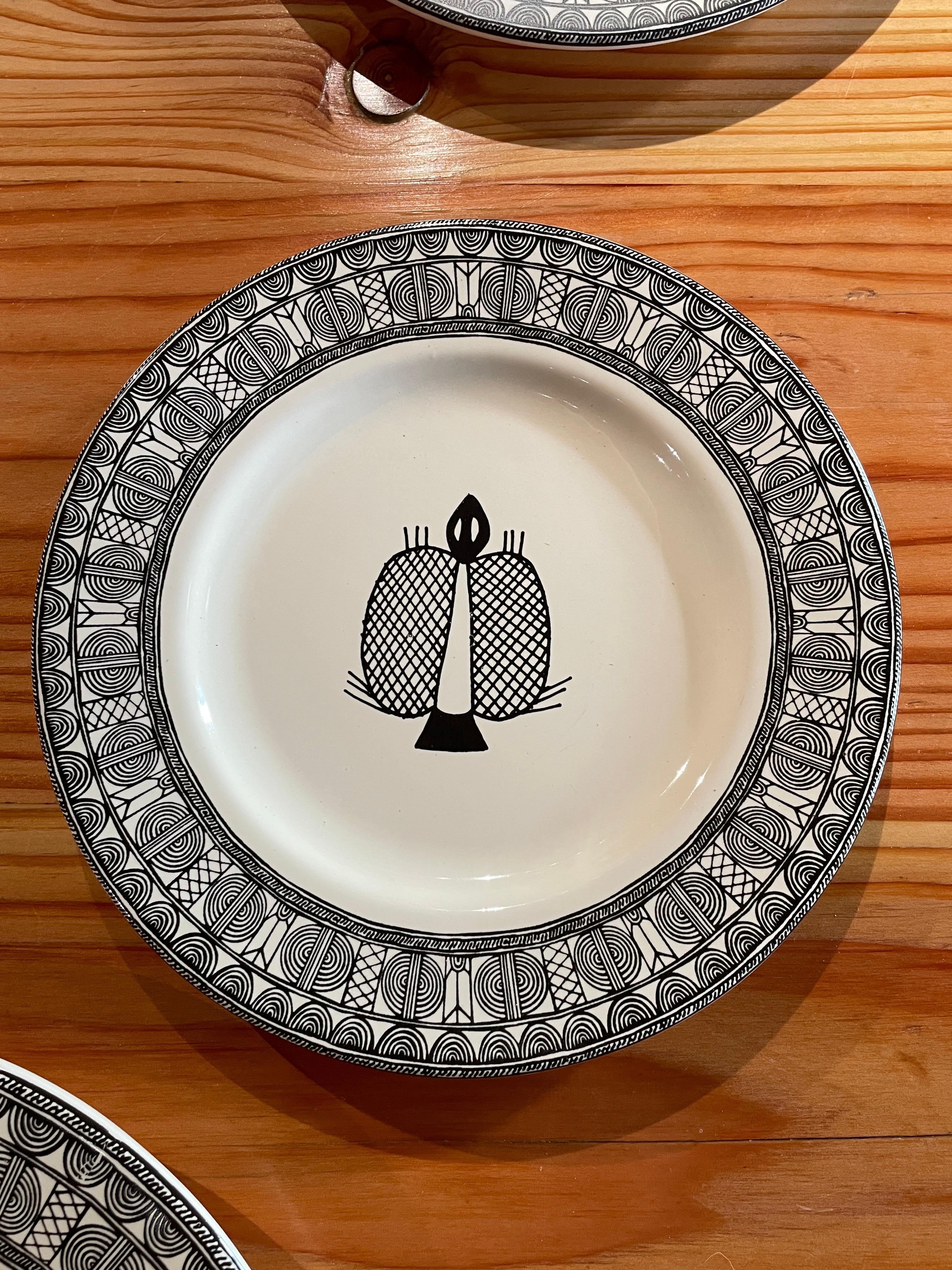 Französisches Keramikgeschirr, Roland ZOBEL, 1970 im Angebot 11