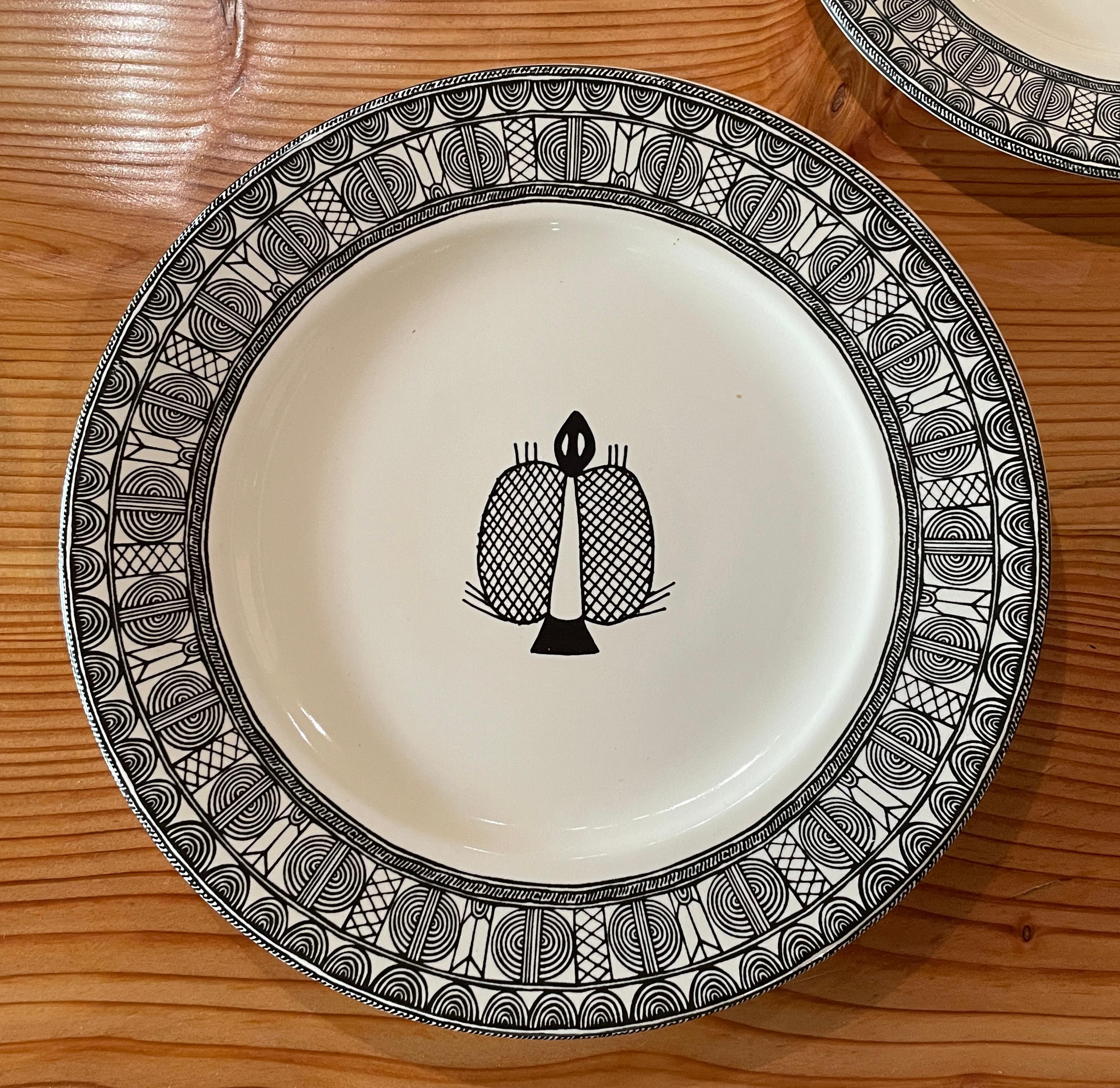 Französisches Keramikgeschirr, Roland ZOBEL, 1970 im Angebot 3