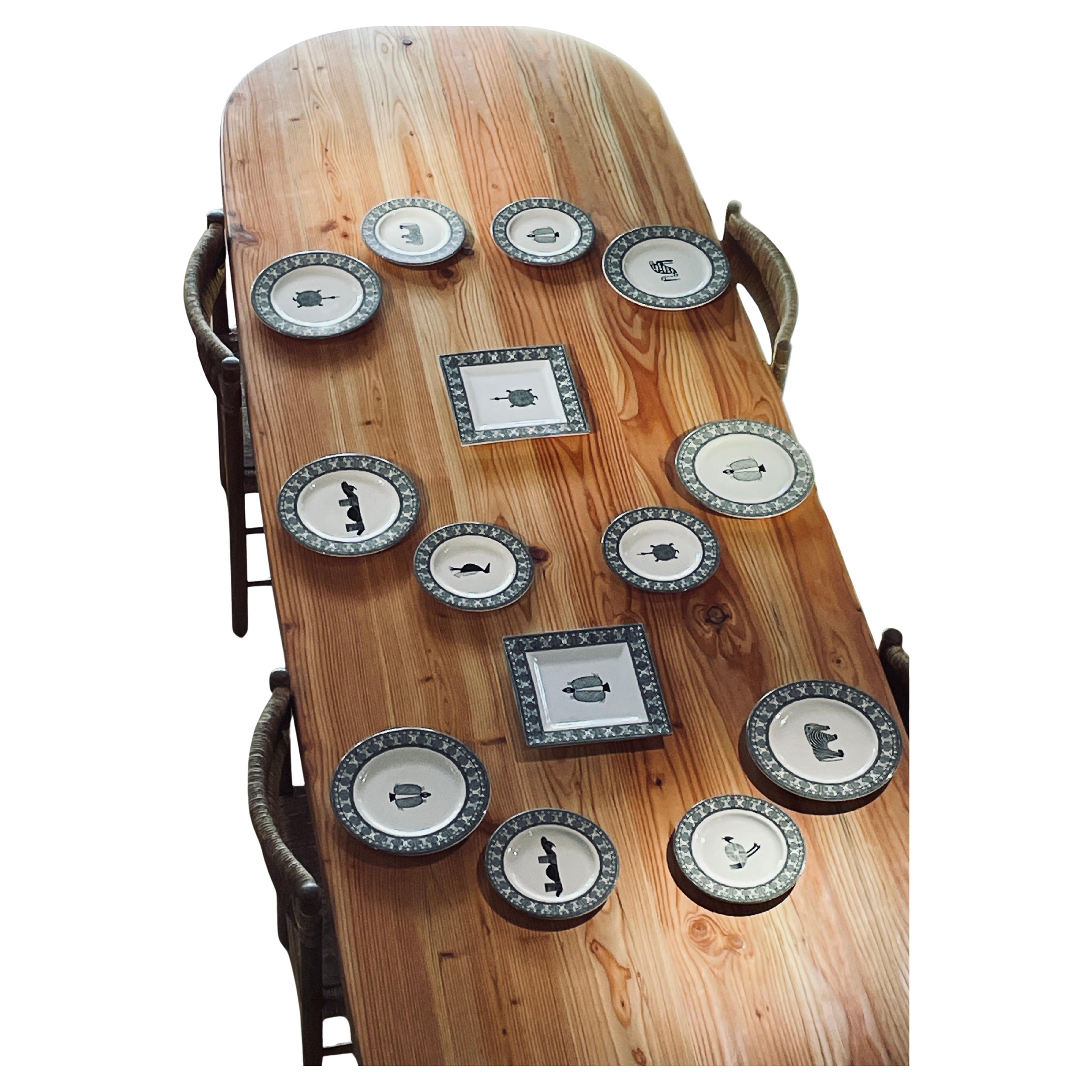 Französisches Keramikgeschirr, Roland ZOBEL, 1970 im Angebot