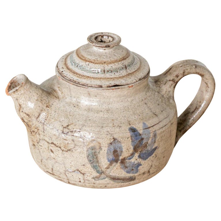French Ceramic Teapot by Gustave Reynaud For Sale at 1stDibs